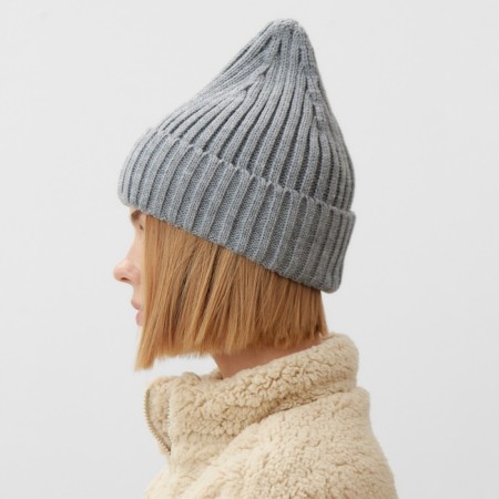 Women's hat minku, light gray color, 56-58 rr-3