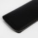 Male purse with zipper, department for bills, for maps, for coins, black color
