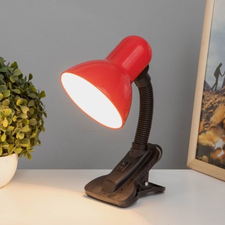 Table lamp E27, with off. On the clamp (220V) red (108V) Risalux-8