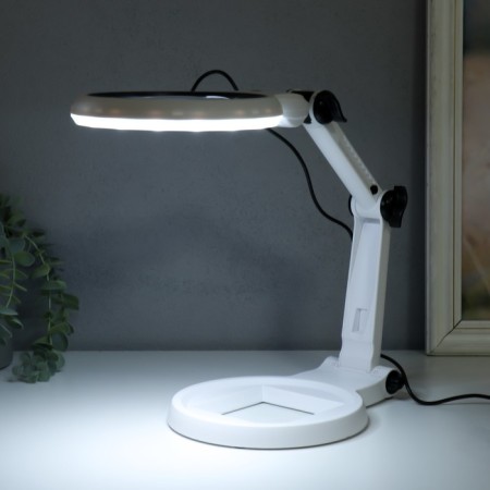 Lupa-lupa x4 x8 for LEDX24 creativity from 3AAA USB lenses d = 2.95 and 12 cm 5.5x19.7x40.5 cm-5