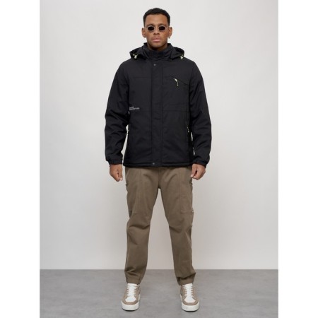 Sports male jacket, size 48, black color