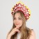 Carnival kokoshnik "Varvara-beautiful" made of felt