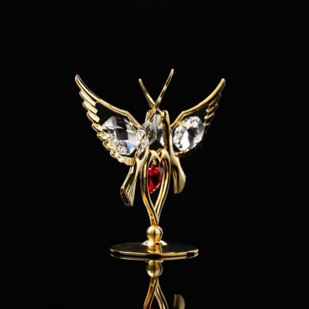 Souvenir "Doves on the Heart", 6.5 × 3.5 × 7 cm, with crystals-1