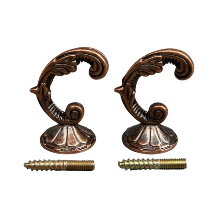 Hook for curtains ks002, one -rod, color copper-3