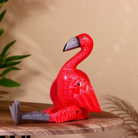 Souvenir "Flamingo" hanging paws, tree 30 cm-2