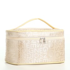 Lightning cosmetic bag, gray color