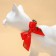 Collar + bow + New Year's suspension "Gifts", 30 x 1 cm, kapron, green