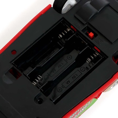 Radio controlled machine "Supercar", on batteries, red color-3