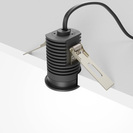 Built-in lamp Technical DL059-7W3K-B Mini, 39x39x51 mm, LED, 7W, 590LM, 3000K, black color black-5
