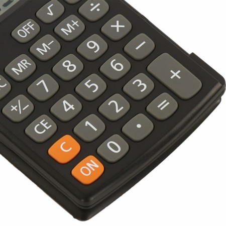 Brauberg PK-865-BK pocket calculator, 8-bit, 120 x 75 mm, double power, black-8