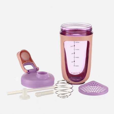 Shaker, 550 ml, with a tube, 18.5 x 9 cm, mix-2