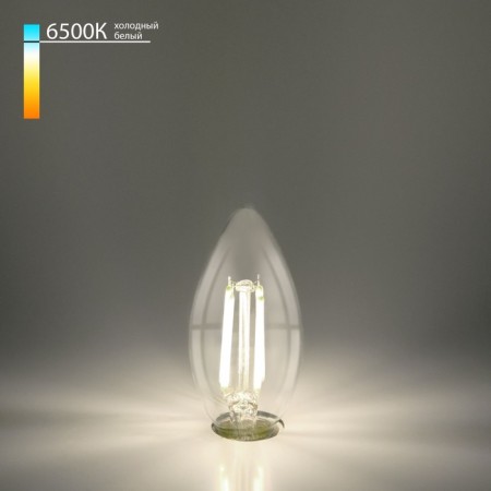 Filament LED lamp "Candle" Elektrostandard, 35x35x95 mm, 9W, E27, 1000lm, 6500K