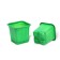 Pot for seedlings, 210 ml, d = 7 cm, h = 6.5 cm, green, in a set of 10 pcs., Greengo
