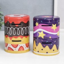 Piggy bank Metal Double 