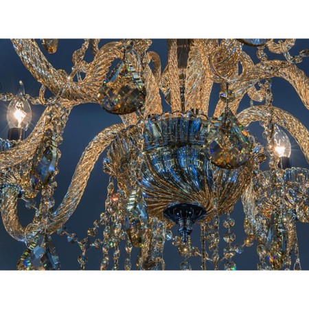 Suspension lamp 8x40W E14, size 73x73x70/160 cm-6
