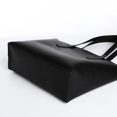 Female bag Textura, chover, large size, black color-3