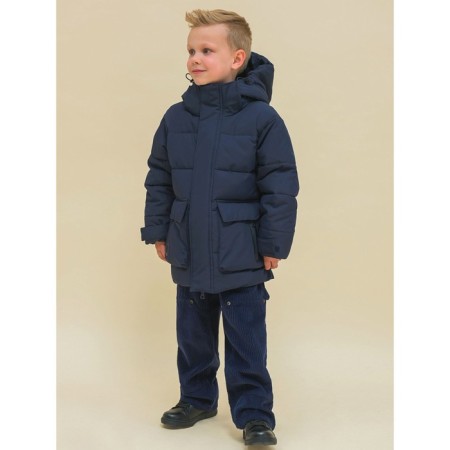 Jacket for boys, height 104 cm, dark blue color-14