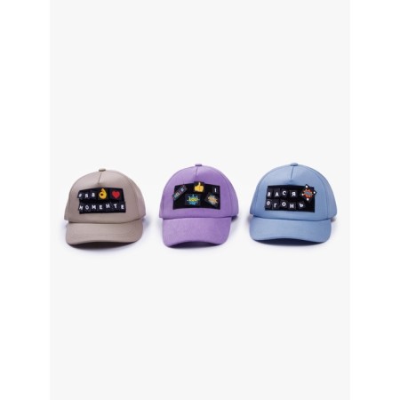 Children's cap, size 50-52 cm, lilac color-8