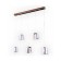 Suspension "Lucerne", size 111x16x150 35W, LED, 3000K