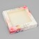 Confectionery packaging, box with lamination "Flowers", 20 x 20 x 4 cm