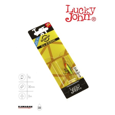 Balancir Lucky John Classic 3 + tee, 3 cm, color 29 blister-2