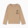 Longsliv children, beige color, height 128 cm