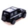 Metal “Police” machine, 1:48, inertia, doors open, black color