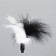 Nevali toy with cat mint and feather, 9.5 cm, yellow