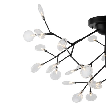 Freya FR5049CL-36B Florencia, 980x980x560 mm ceiling lamp, G4, 36x3W, black color-2