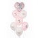 Bouquet of balls “Thank you for being”, latex, foil, set: 7 pcs., Mix