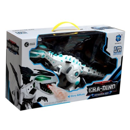 Robot Dragon, on the control panel, interactive: musical, steam, sound, light, batteries-7