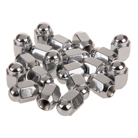 Nut of SkyWay cone, M12x1.25 closed 32mm, key 21mm, chromium, set 20 pcs-1