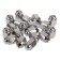 Nut of SkyWay cone, M12x1.25 closed 32mm, key 21mm, chromium, set 20 pcs
