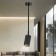 Lamp wall-flowing spot OL45 BK MR16 GU10 IP20, black color