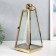 Summary Metal "Pyramid" set 3 pcs gold 22x11x53, 17x8.5x38, 12x8x23 cm