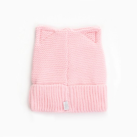 Hat for girls, pink color, size 52-54-2
