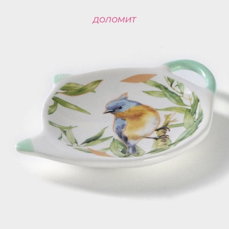 Standing for a tea bag of the share "Flora and fauna", 12 × 9 cm-1