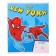 Notebook in a ruler of 12 sheets, 4 types of mix, cover coated paper, spider-man