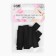 Clothing patch "Rectangle", 4.2 × 1 cm, heat -mock, black color