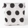 Textile basket of the shade color is black/white, 32*32*32 cm