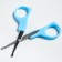 Children's manicure set, 3 subjects: scissors, saw, niceps, from 0 months, color of blue