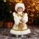 Snow Maiden "in a magnificent fur coat" with golden jewelry, 14x30 cm