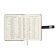 Leduced Diary A5, 160 sheets, Devente.denver, firmly cover of artificial leather with foam rubber, block 70 g/m2, gray