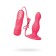 Anal plug Toyfa Popo Pleasure, 5 vibration modes, TPR, Pink, 10.5 cm