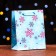Laminated "Multi -colored snowflakes" 11.5 x 14.5 x 6 cm