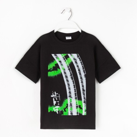 T -shirt Children's Minaku Bright, Black Color, Height 146