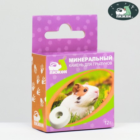 Mineral stone "Pigger" for rodents, 12 g-7