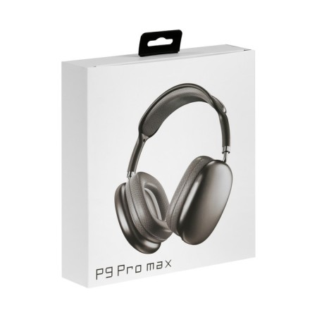 Wireless headphones P9 Pro Max, invoices, BT 5.0, microphone, jack 3.5 mm, 150 mAh, black-7