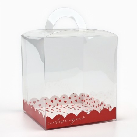 Confectionery box, chest, packaging, only for you, 16 x 16 x 18 cm-2