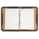 Organizer on rings A5, 100 sheets in a ruler, with a calculator, on a zipper, black